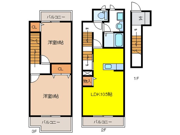 サンリットの物件間取画像